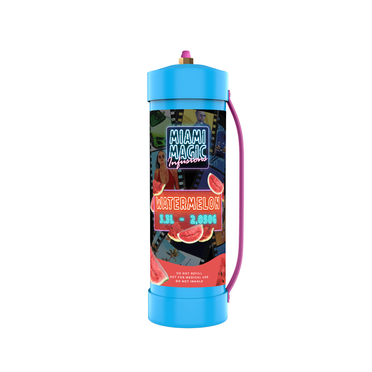 Miami Magic 3.3L N2O Cream Charger - 1 Cylinder - Watermelon