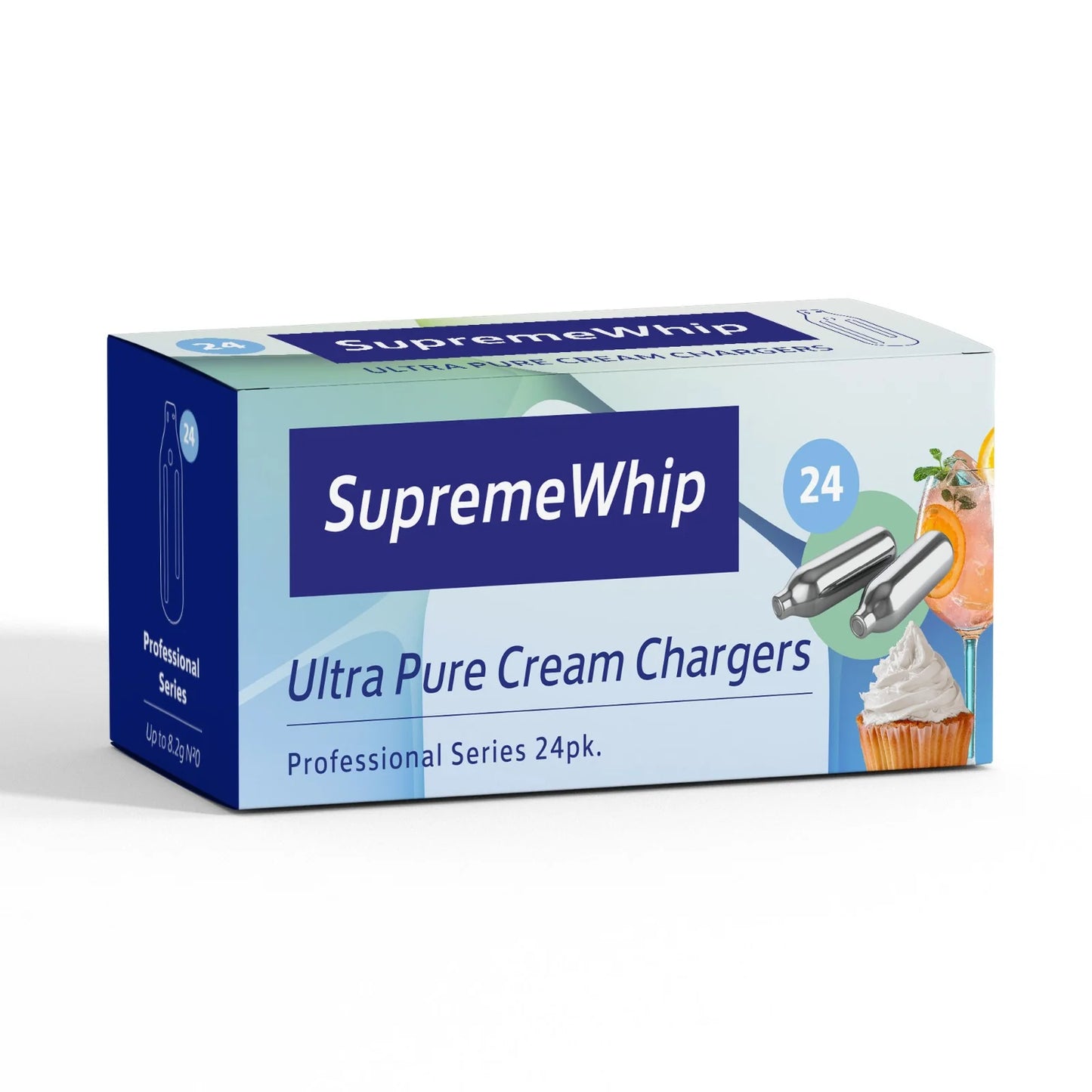 SupremeWhip Cream Chargers 240 counts 8.2 grams N2O-10 Boxs